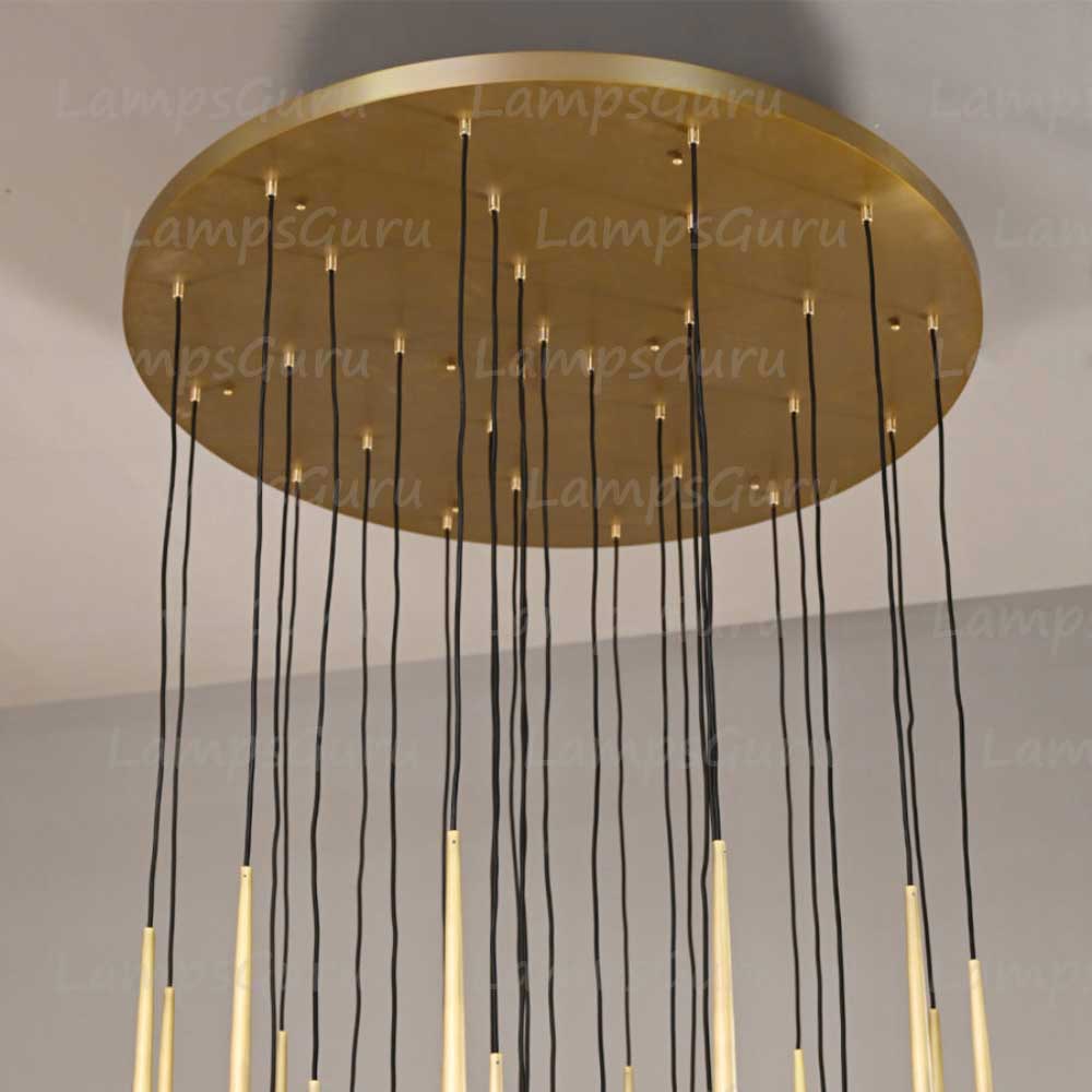 LG Aquita Round Chandelier 48"