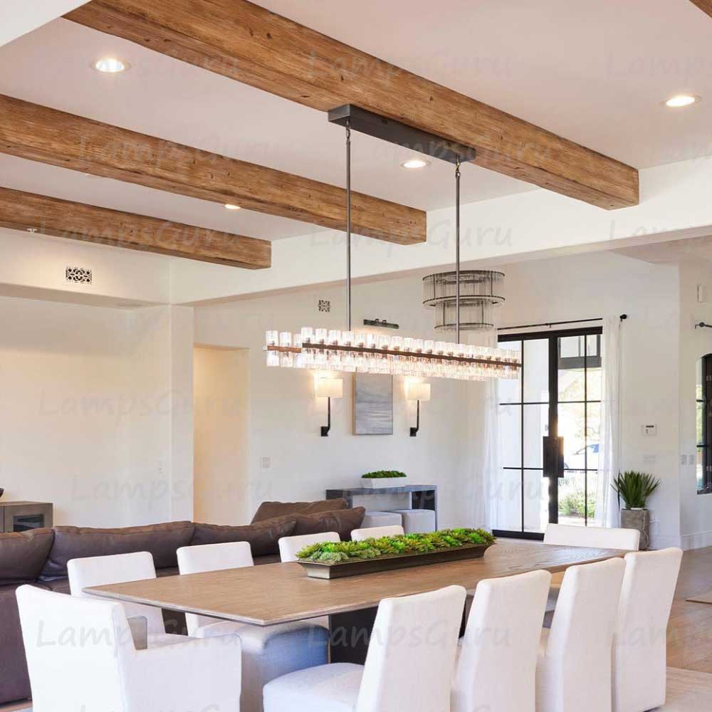 Arcachona LED Rectangular Chandelier 72"
