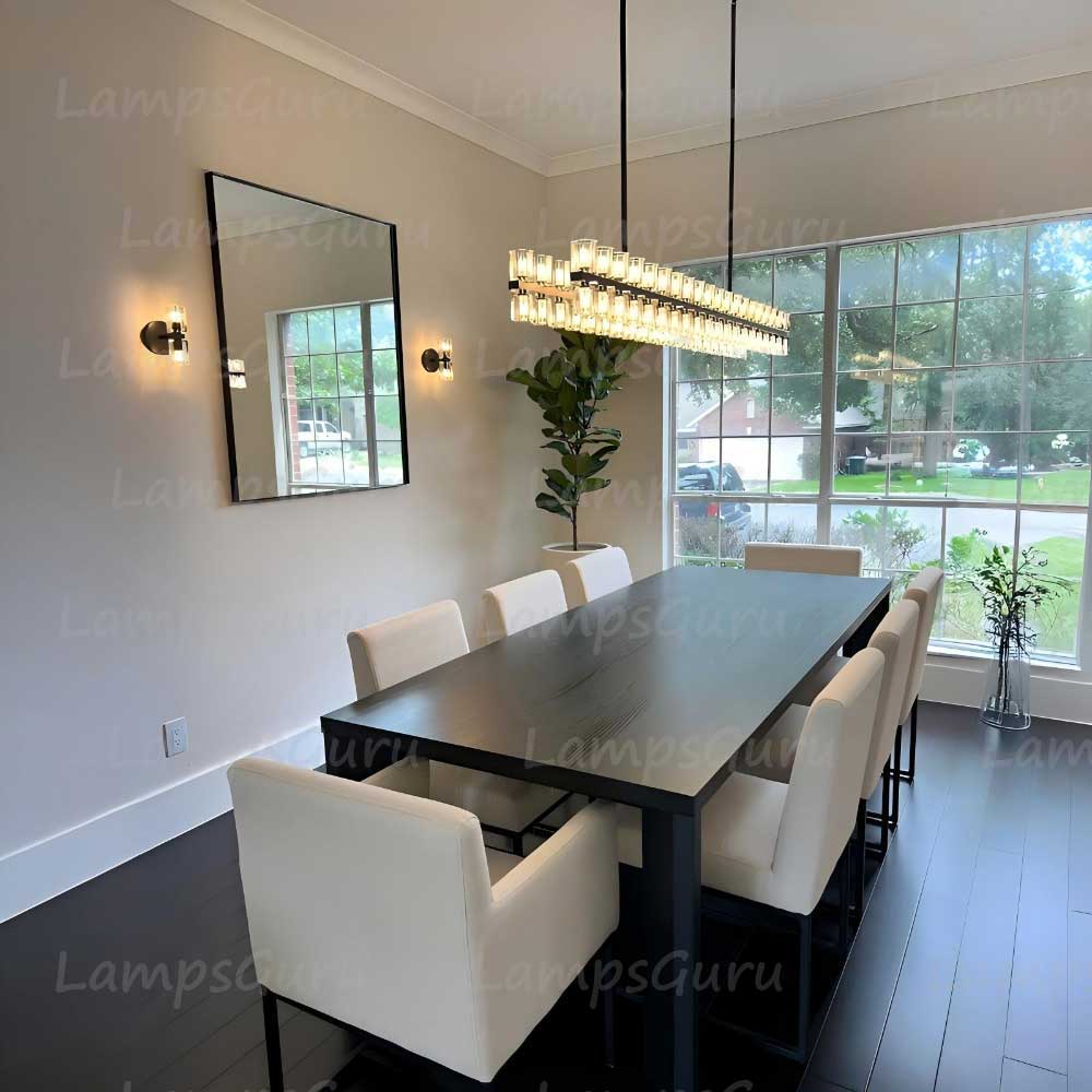Arcachona LED Rectangular Chandelier 72"