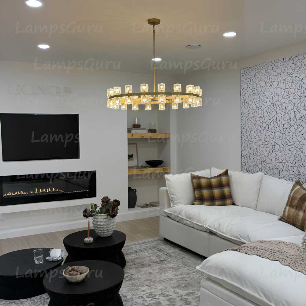 Arcachona LED Round Chandelier 36"