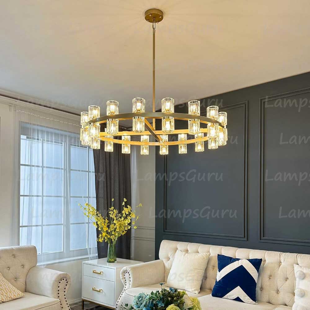 Arcachona LED Round Chandelier 36"