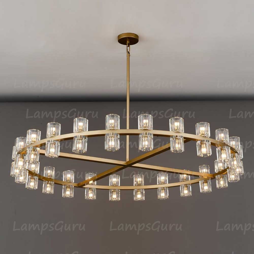 Arcachona LED Round Chandelier 48"
