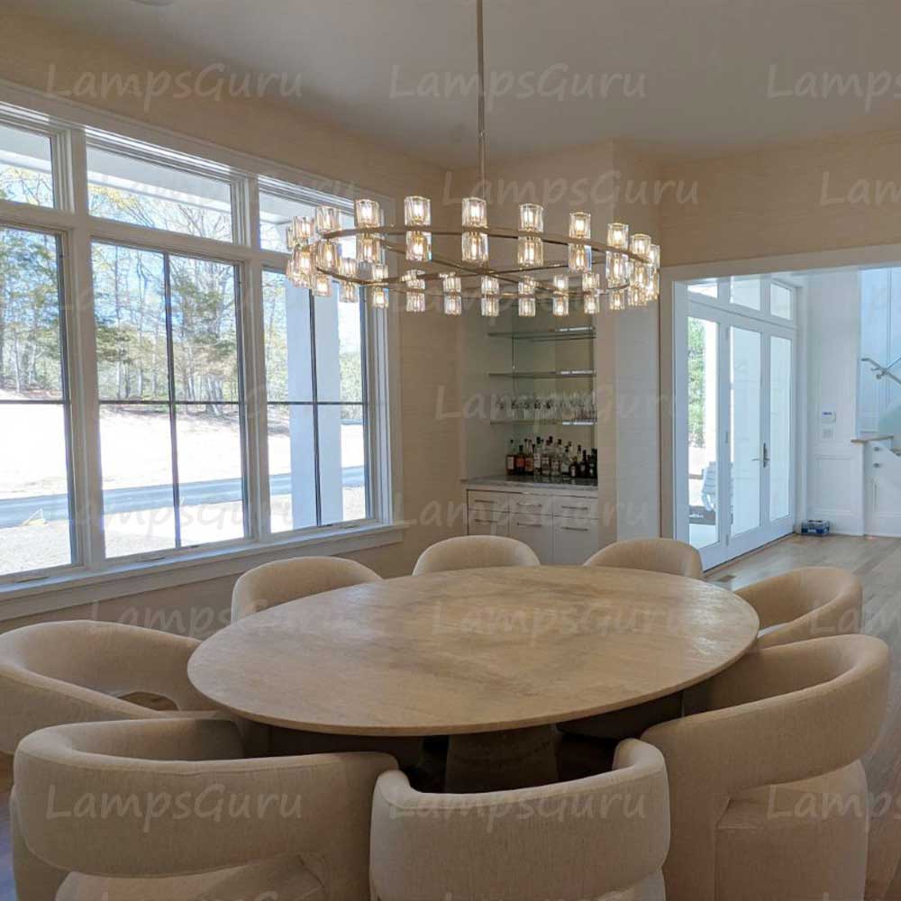 Arcachona LED Round Chandelier 48"