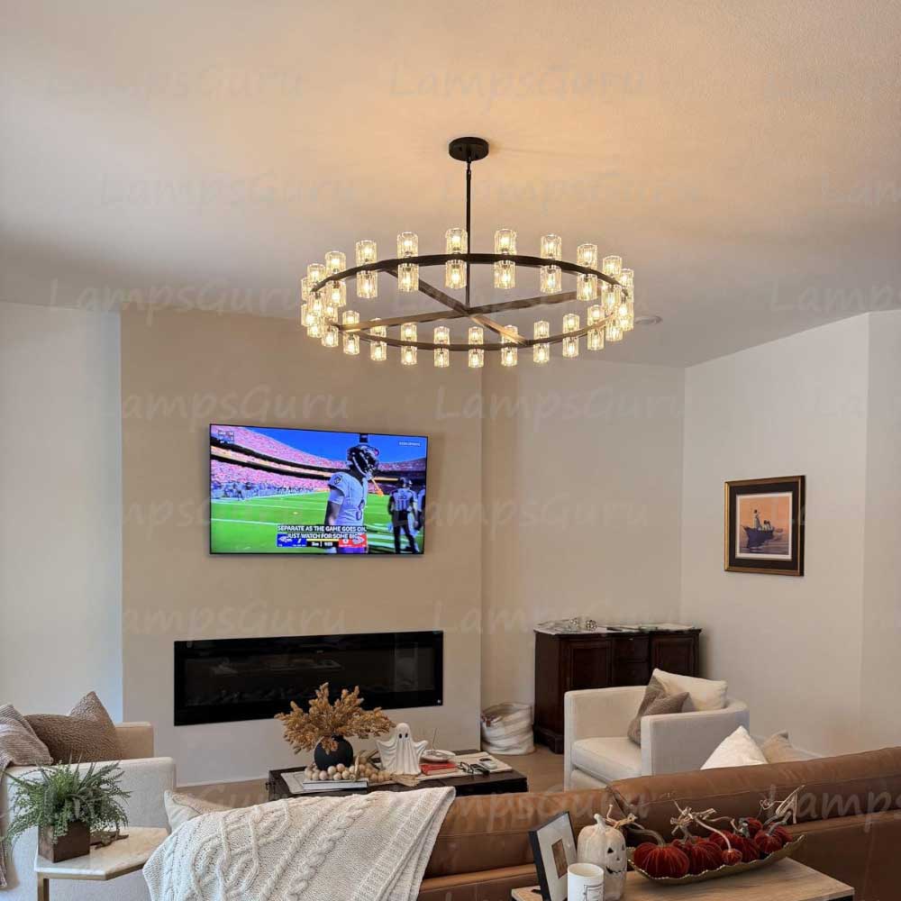 Arcachona LED Round Chandelier 48"