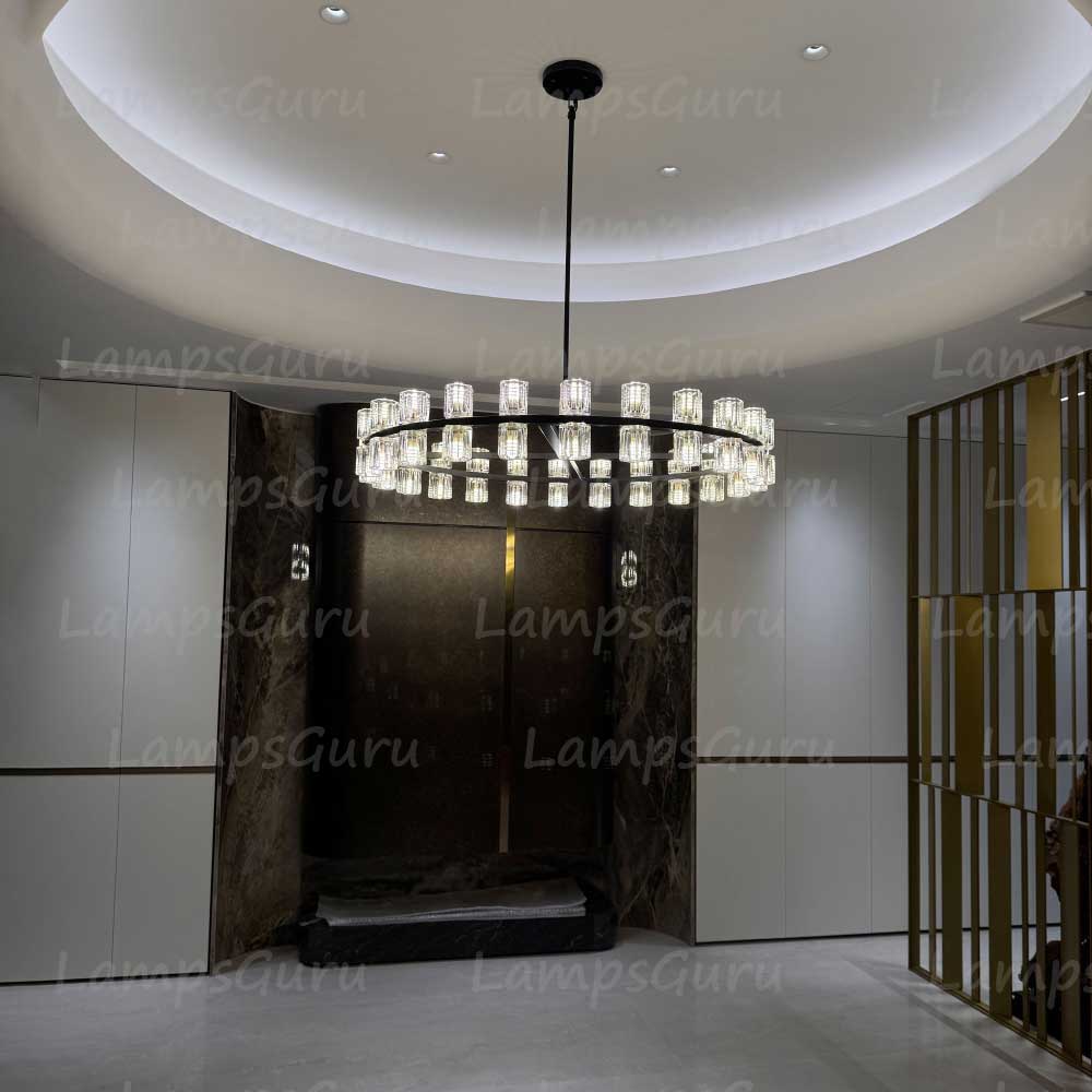 Arcachona LED Round Chandelier 48"