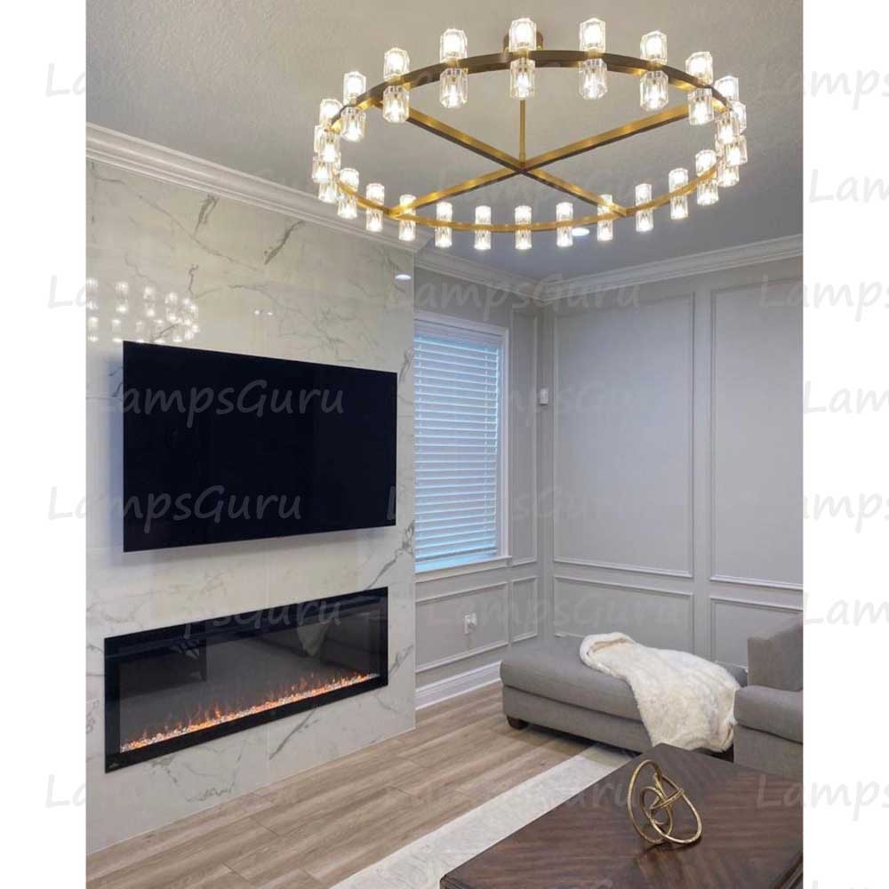 Arcachona LED Round Chandelier 48"