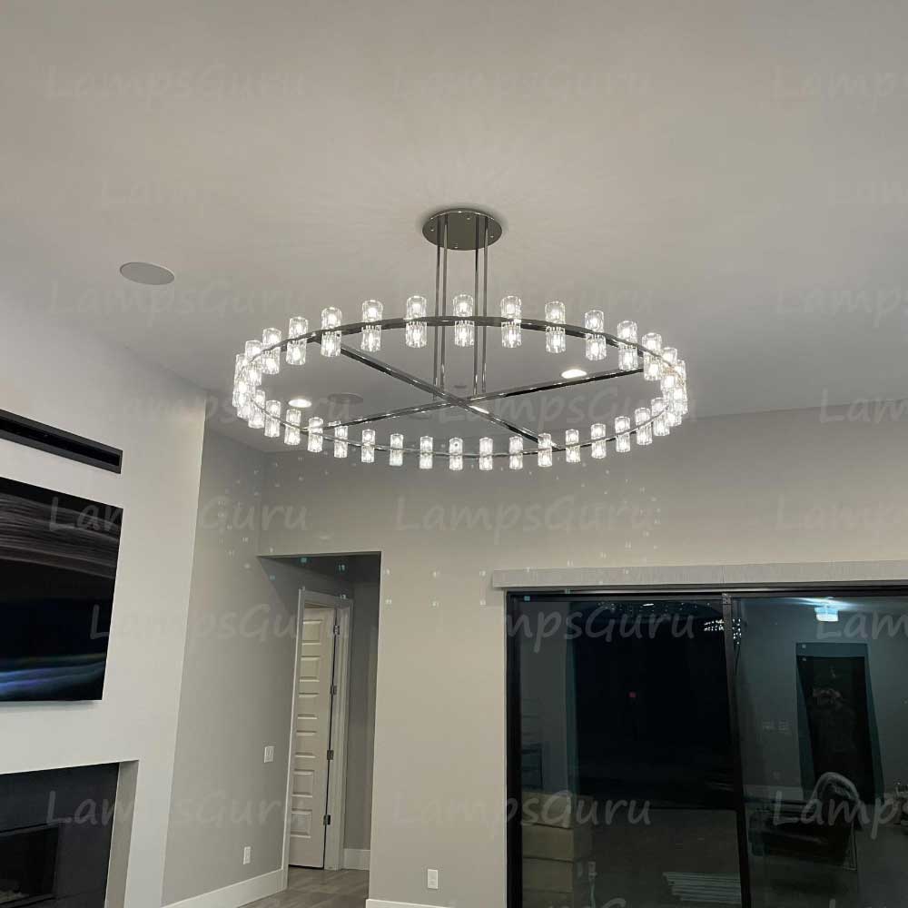 Arcachona LED Round Chandelier 60"