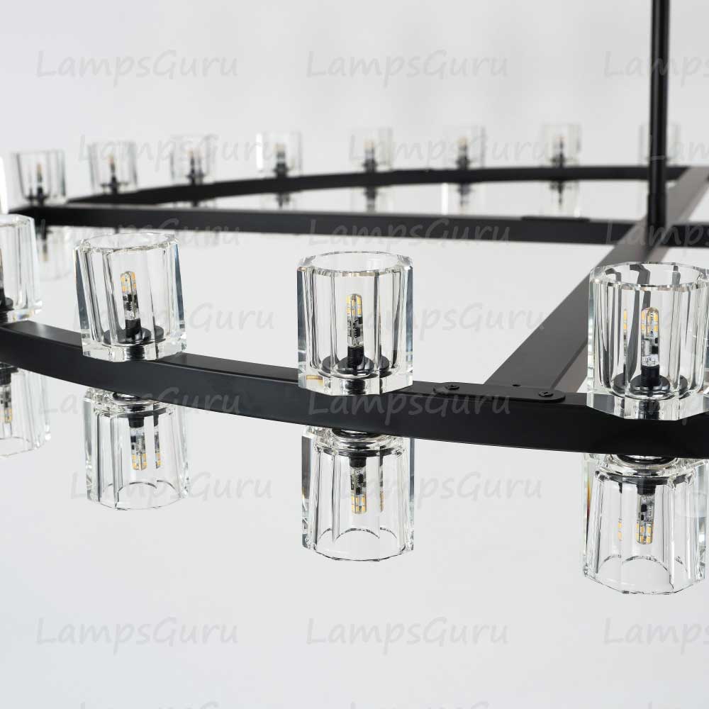 Arcachona LED Round Chandelier 60"