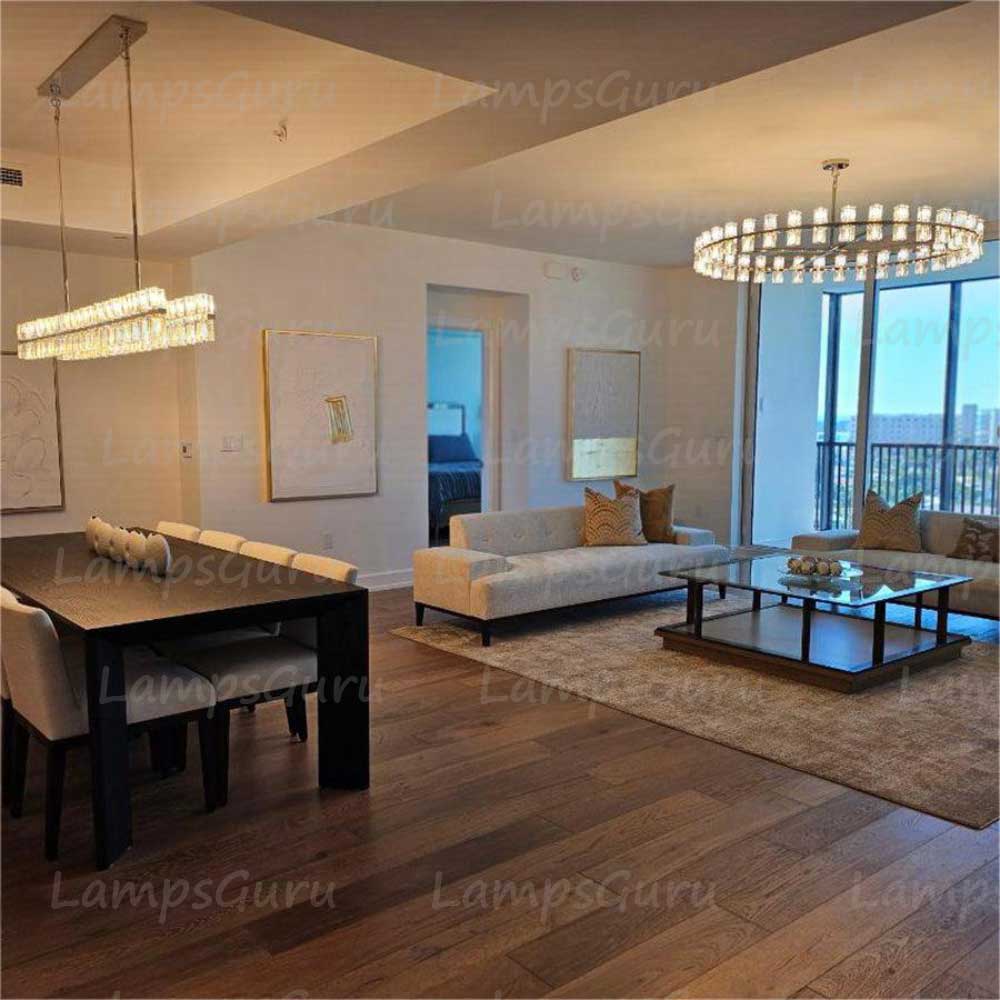Arcachona LED Round Chandelier 60"