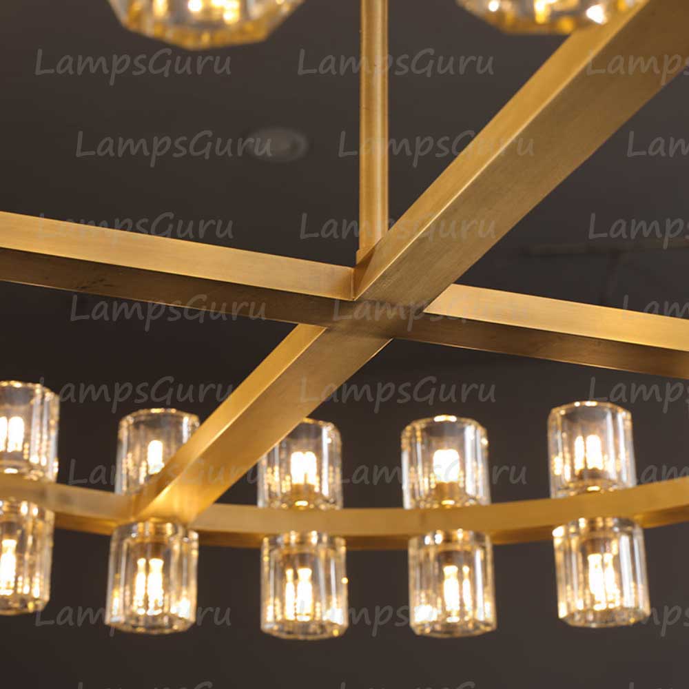Arcachona LED Round Chandelier 60"