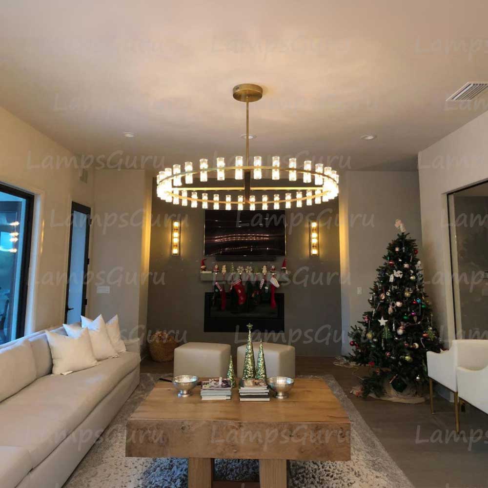 Arcachona LED Round Chandelier 60"
