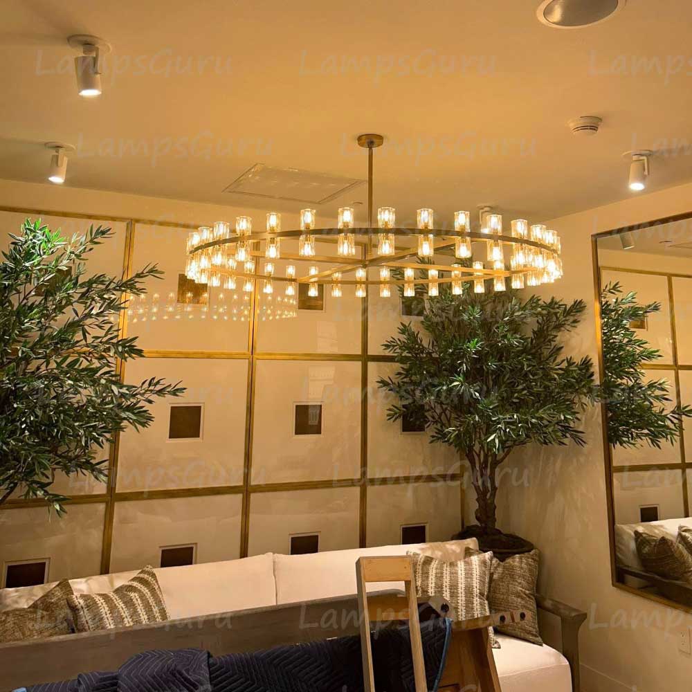 Arcachona LED Round Chandelier 60"