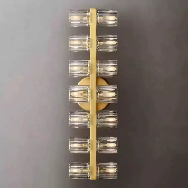 Arcachona Glass 14 Lights Wall Sconce