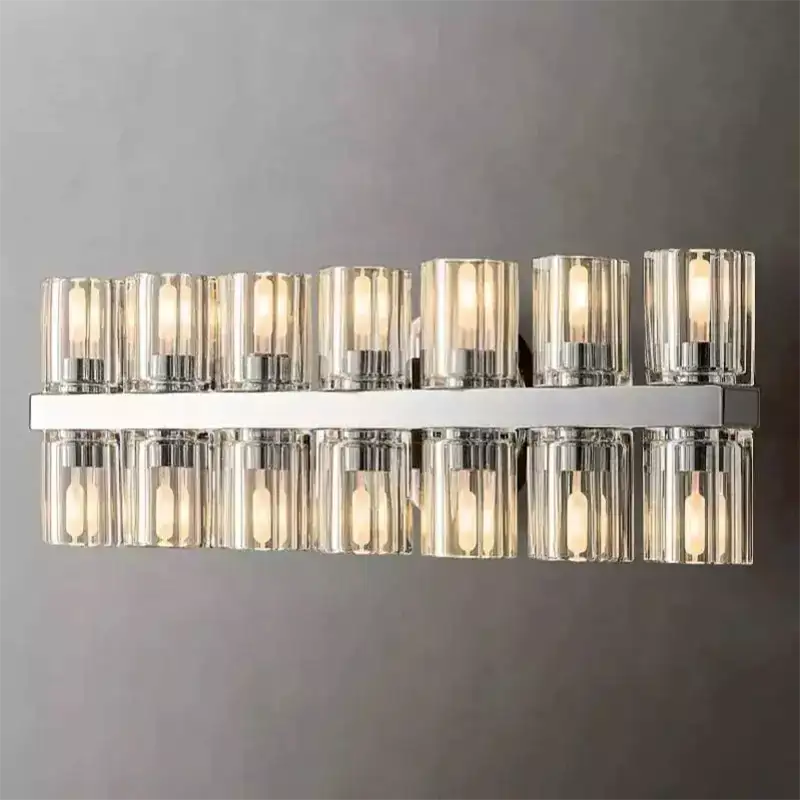 Arcachona Glass 14 Lights Wall Sconce