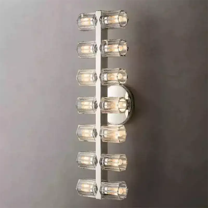 Arcachona Glass 14 Lights Wall Sconce
