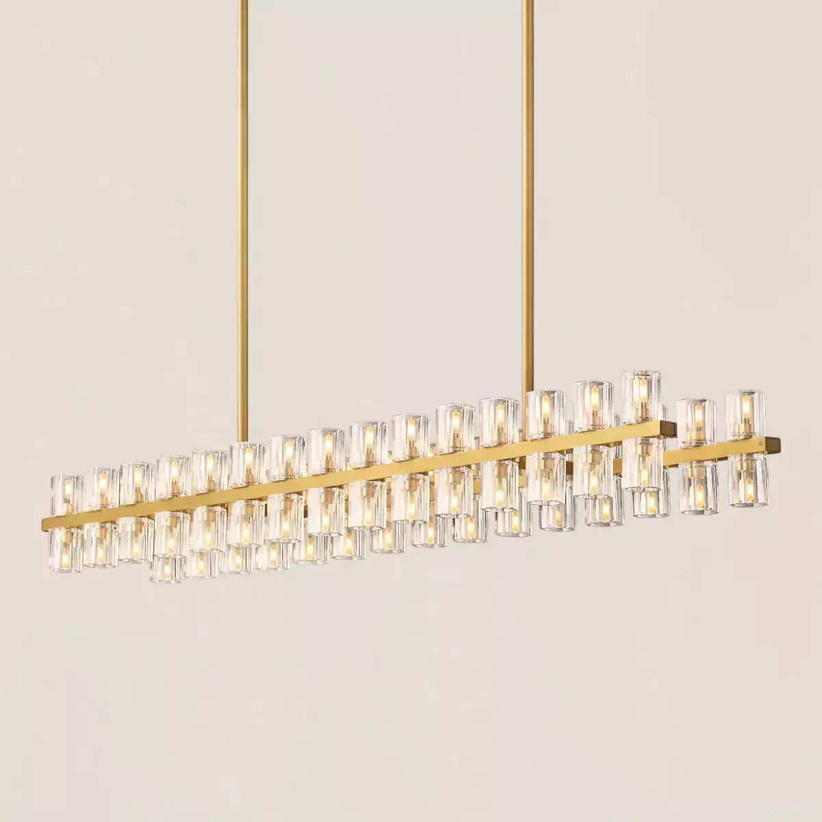 Arcachona LED Rectangular Chandelier 54"