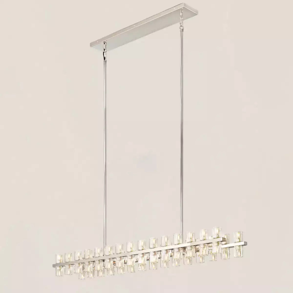 Arcachona LED Rectangular Chandelier 54"