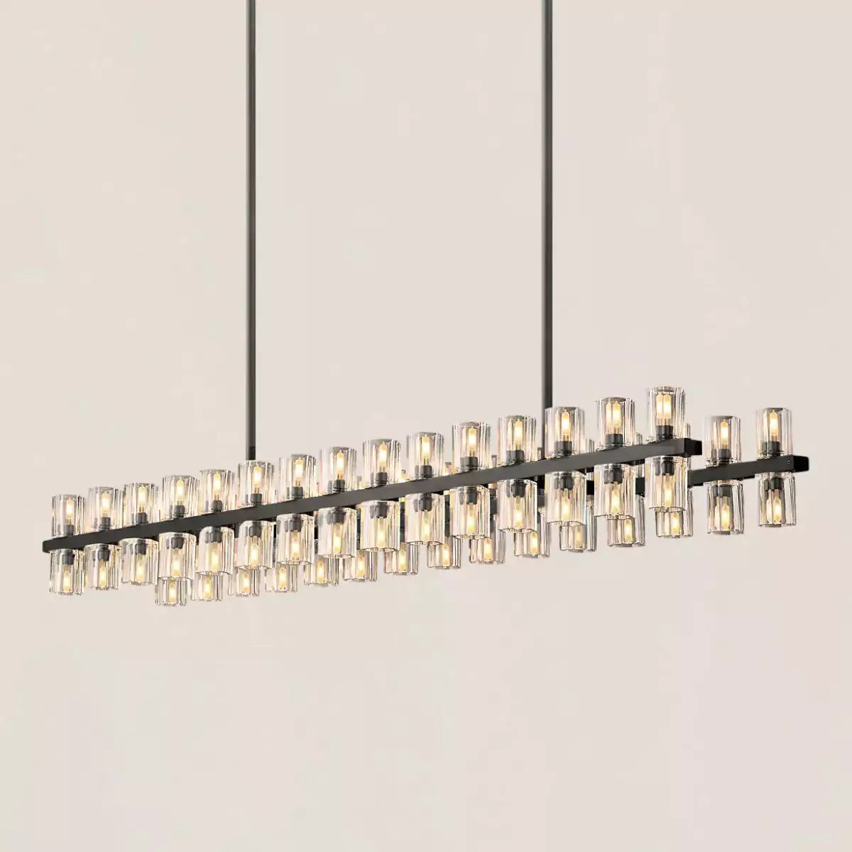 Arcachona LED Rectangular Chandelier 54"