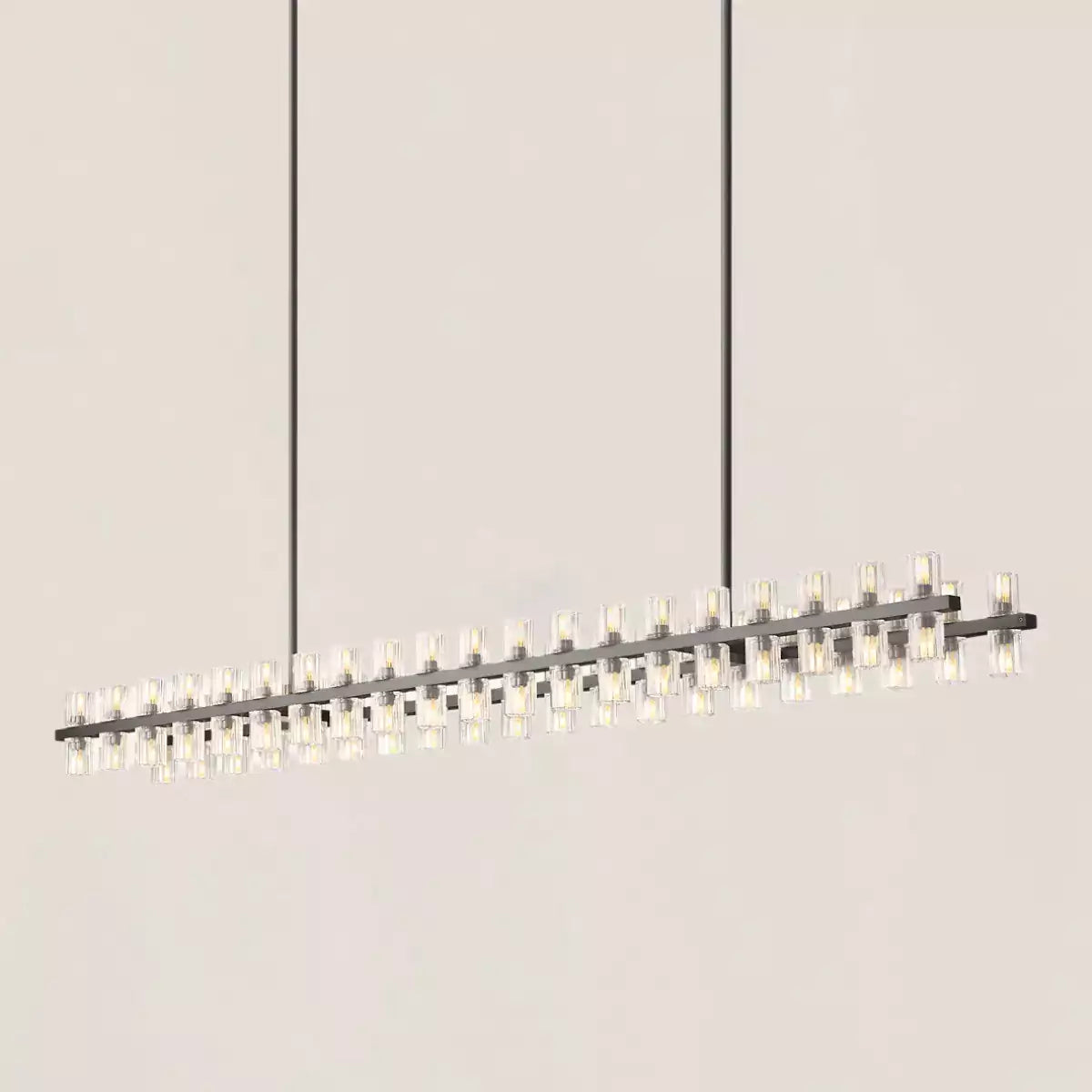 Arcachona LED Rectangular Chandelier 72"