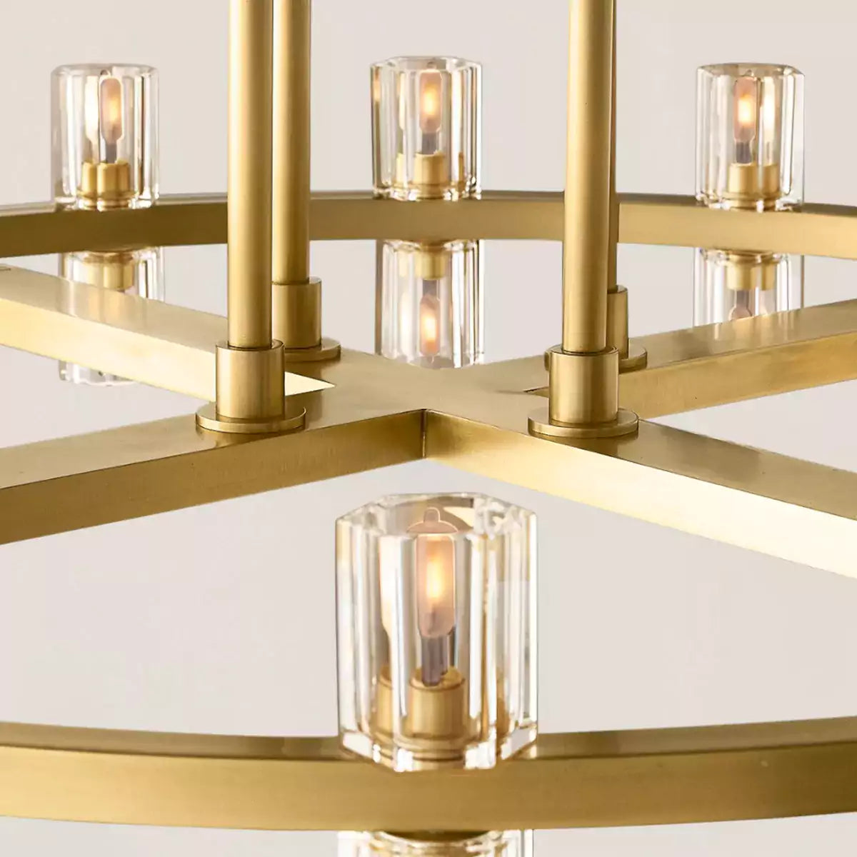 Arcachona LED Round Two Tier Chandelier 60"
