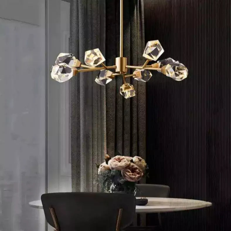 Avondale Faceted Oval Chandelier