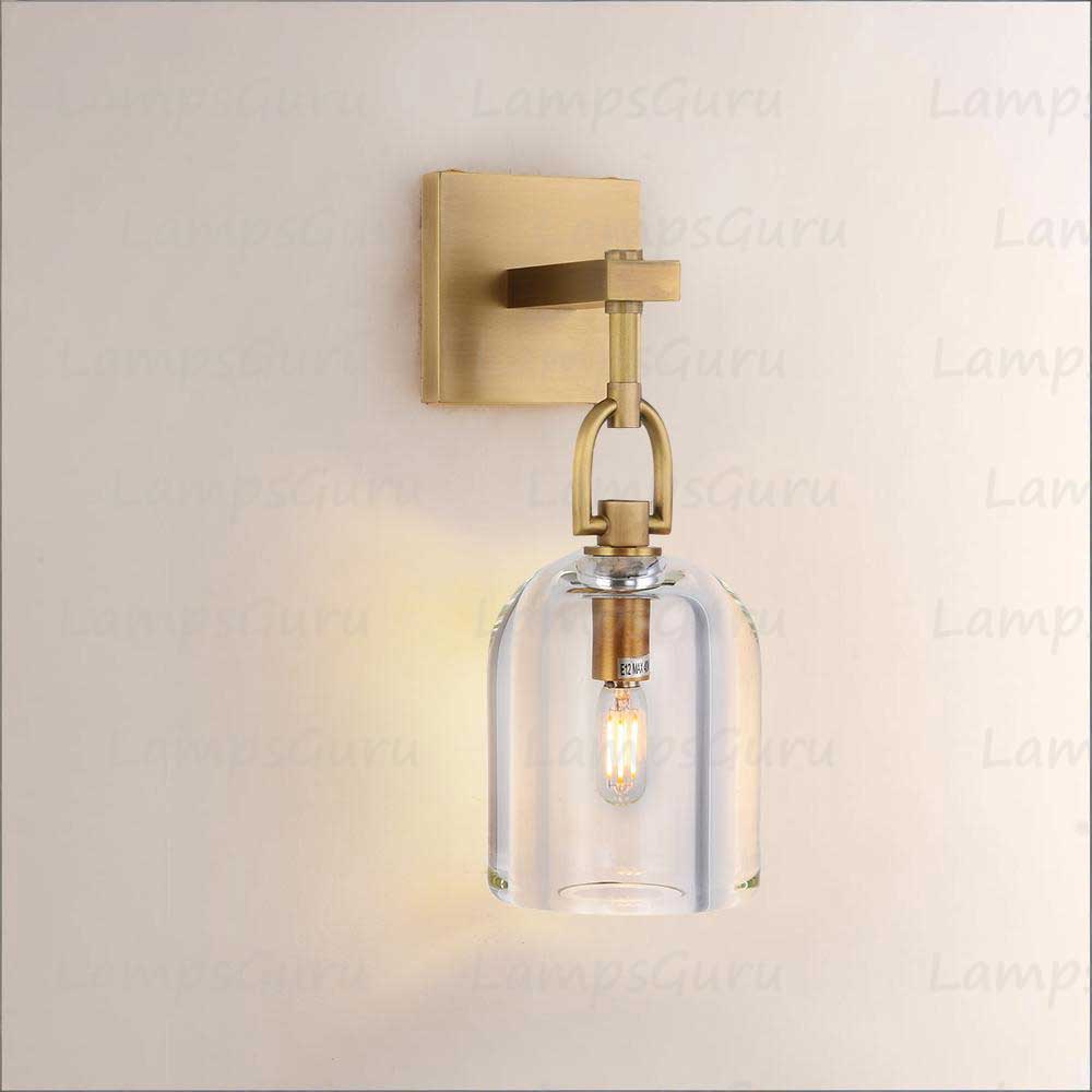 Botanisty Cloche Crystal Sconce