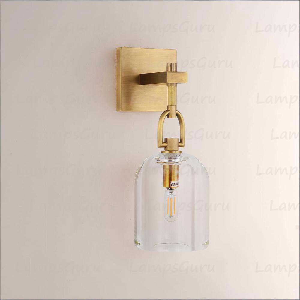 Botanisty Cloche Crystal Sconce