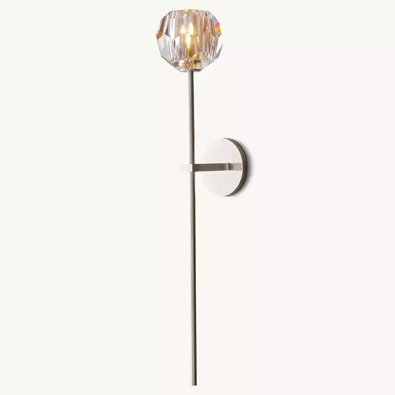 Boule Crystal Clear Glass Grand Wall Sconce