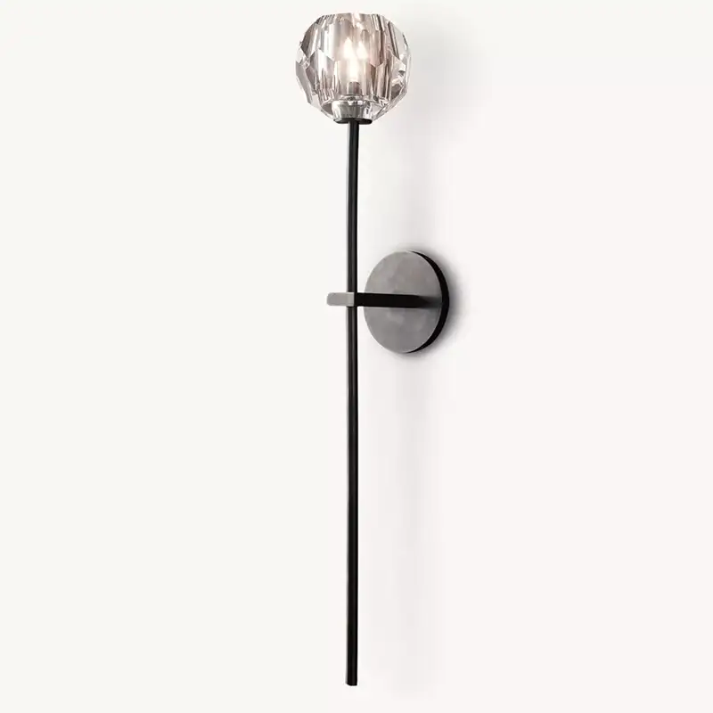 Boule Crystal Clear Glass Grand Wall Sconce