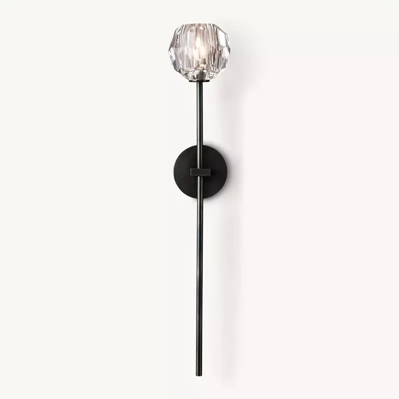 Boule Crystal Clear Glass Grand Wall Sconce