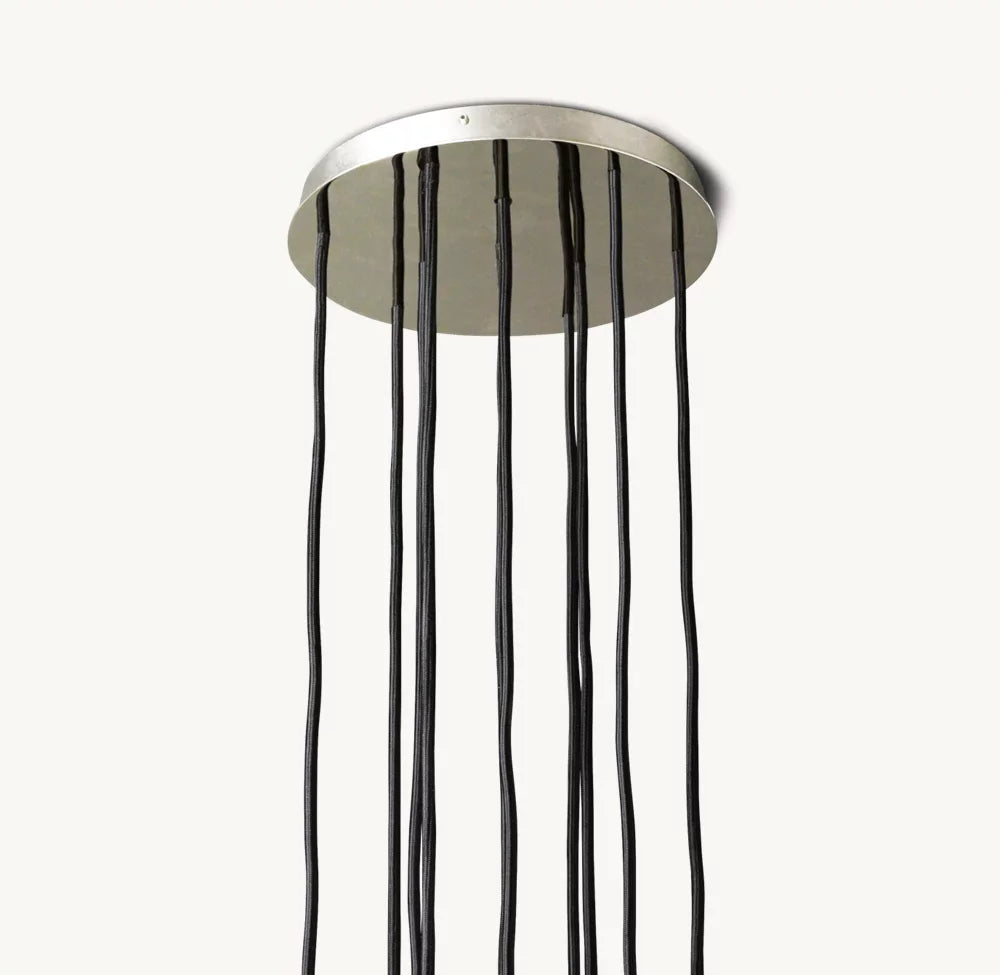 Boule Glass Round Cluster Chandelier