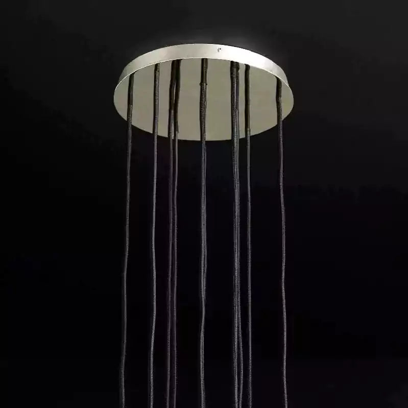 Boule Glass Round Cluster Chandelier