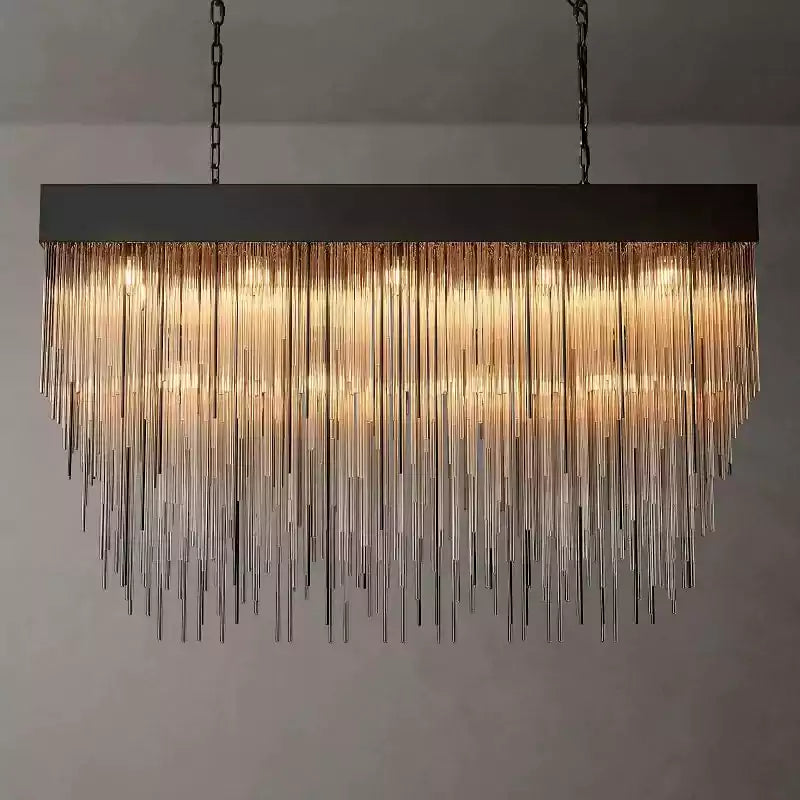 Cascadar Rectangular Chandelier 54"