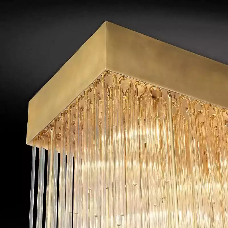 Cascadar Rectangular Chandelier 54"