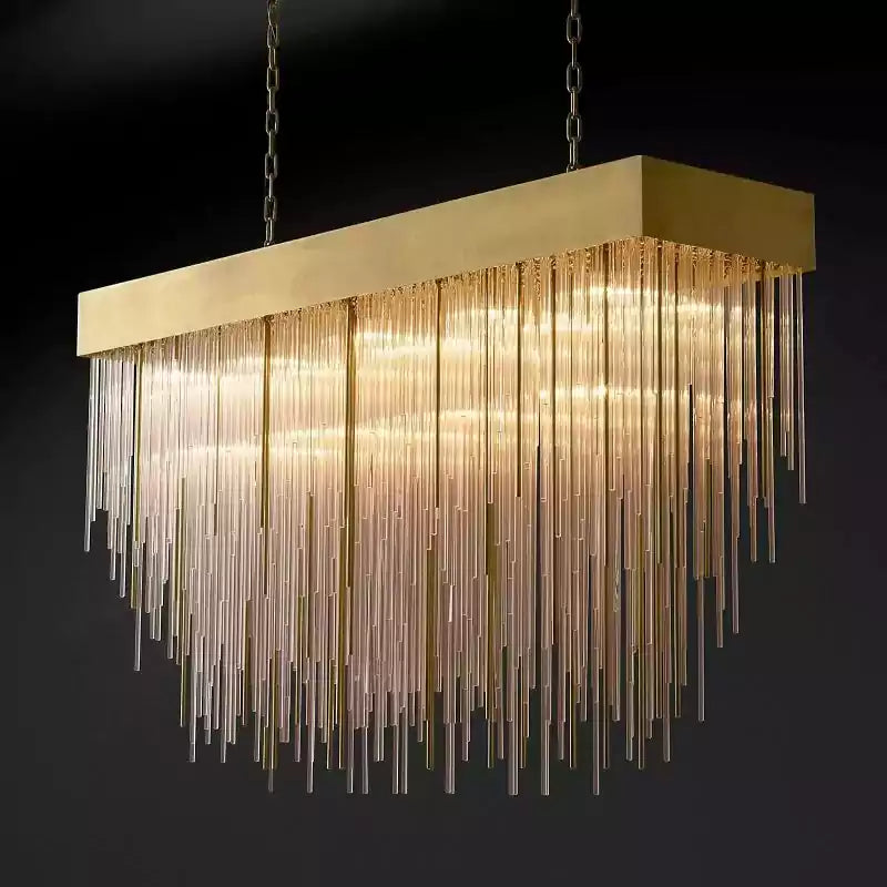 Cascadar Rectangular Chandelier 54"
