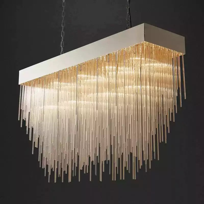 Cascadar Rectangular Chandelier 54"