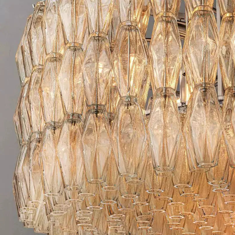 Chiaray Clear Glass Round Chandelier 47"