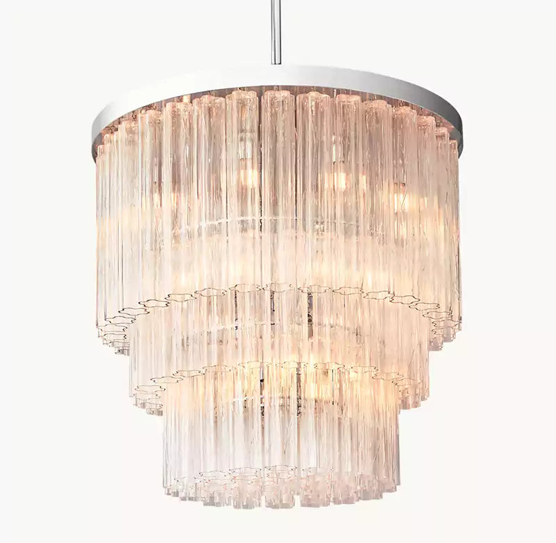 Cieloy Three-Tier Round Chandelier 36"