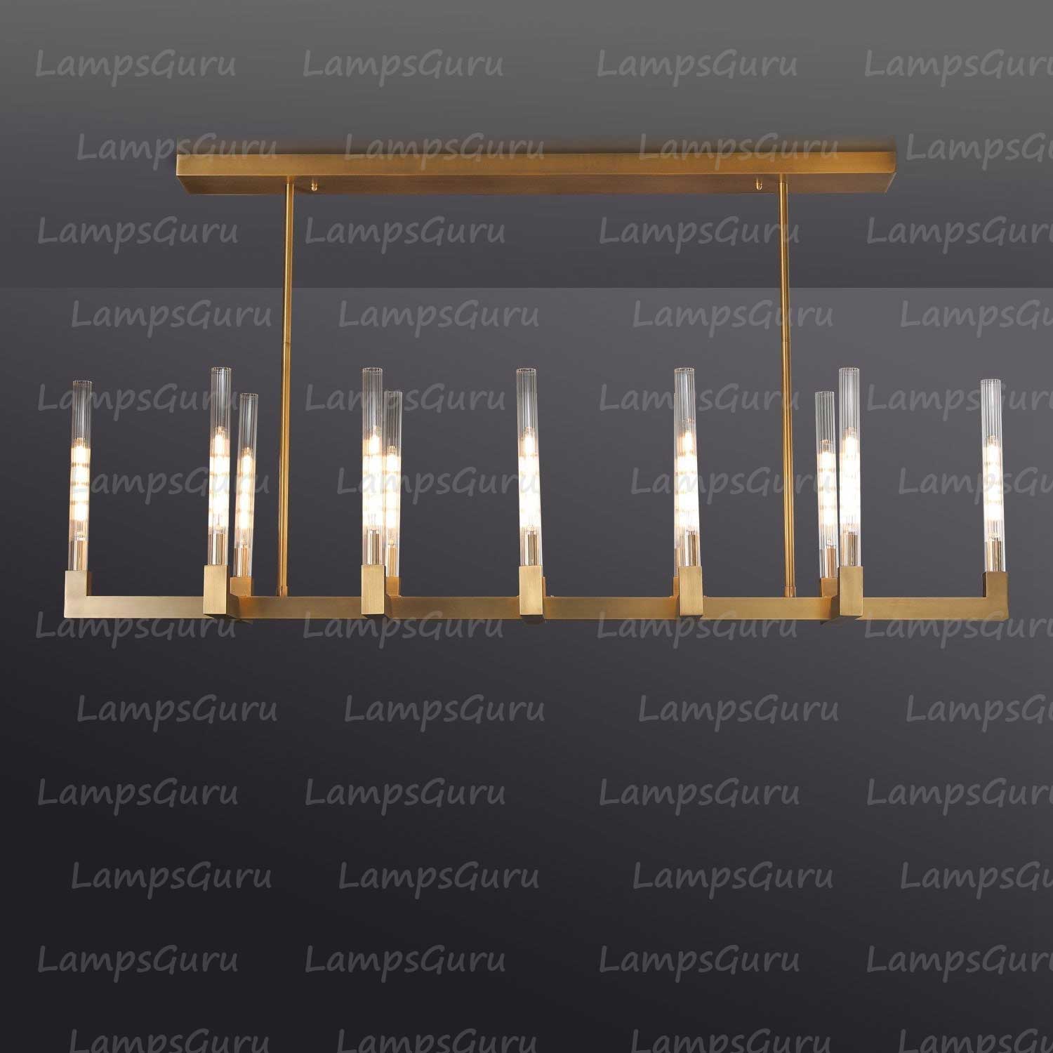 Canneley Linear Chandelier 67"