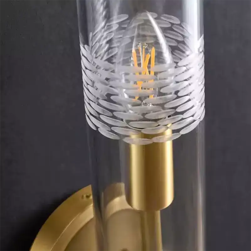 Chamont Brass Kaleidoscope Wall Sconce