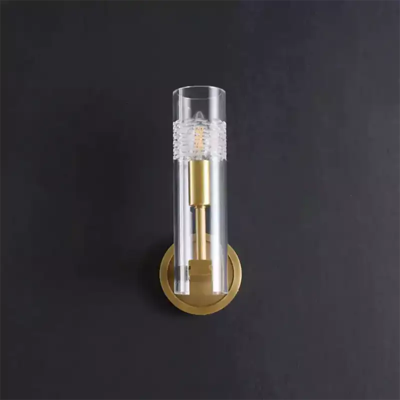 Chamont Brass Kaleidoscope Wall Sconce