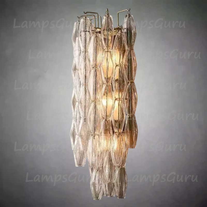 Chiaray Clear Glass Grand Wall Sconce