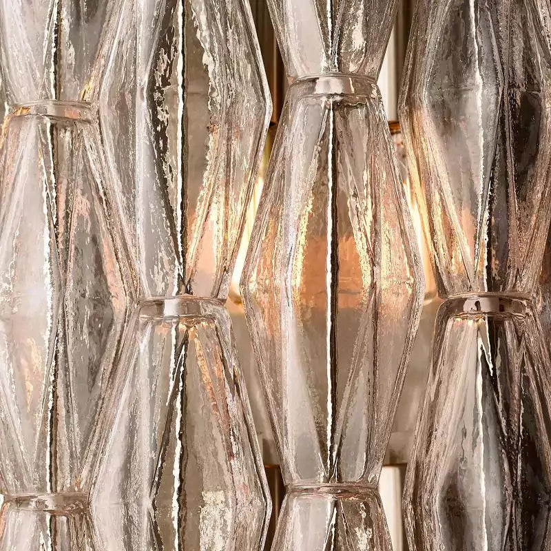 Chiaray Clear Glass Grand Wall Sconce