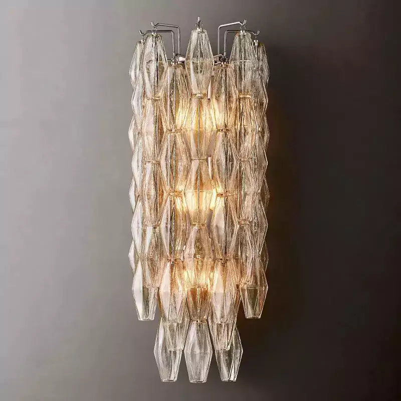 Chiaray Clear Glass Grand Wall Sconce