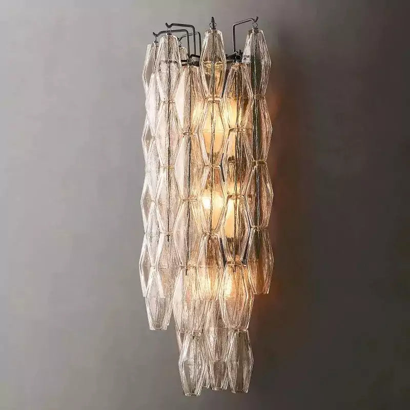 Chiaray Clear Glass Grand Wall Sconce