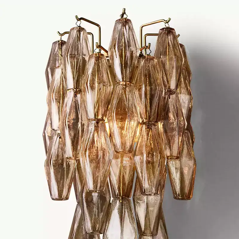 Chiaray Smoke Glass Wall Sconce