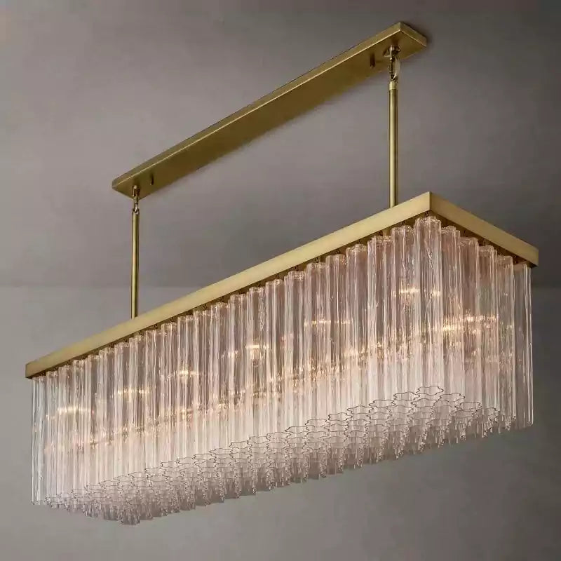 Cieloy Rectangular Chandelier 73"