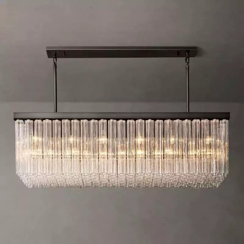Cieloy Rectangular Chandelier 73"
