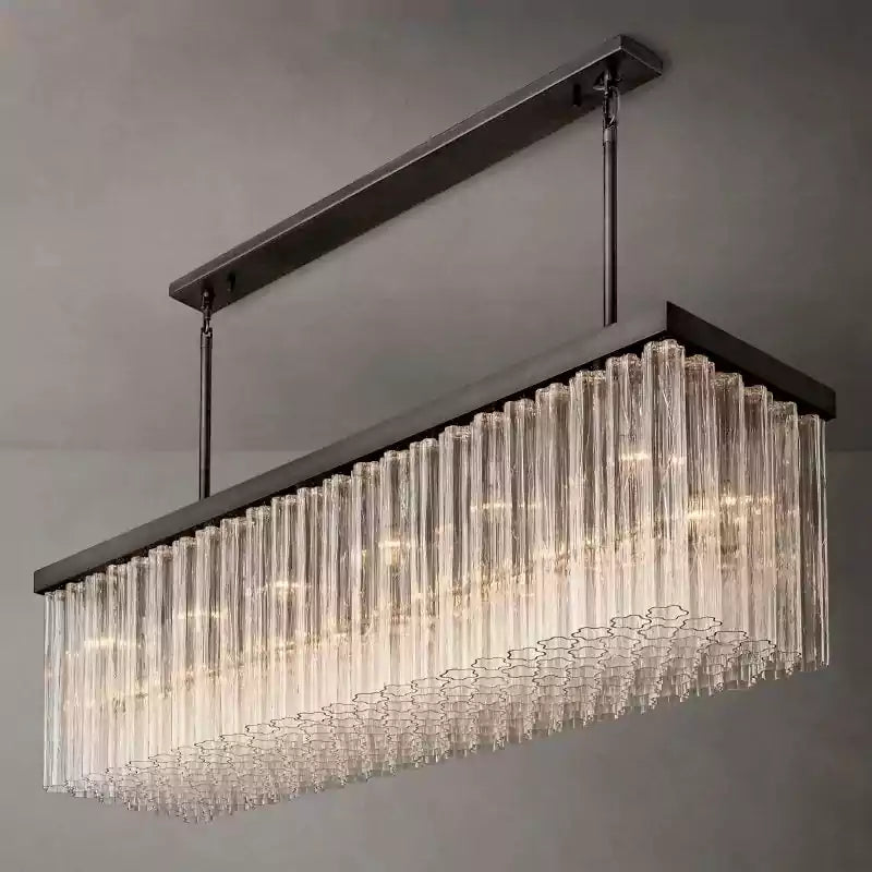 Cieloy Rectangular Chandelier 73"