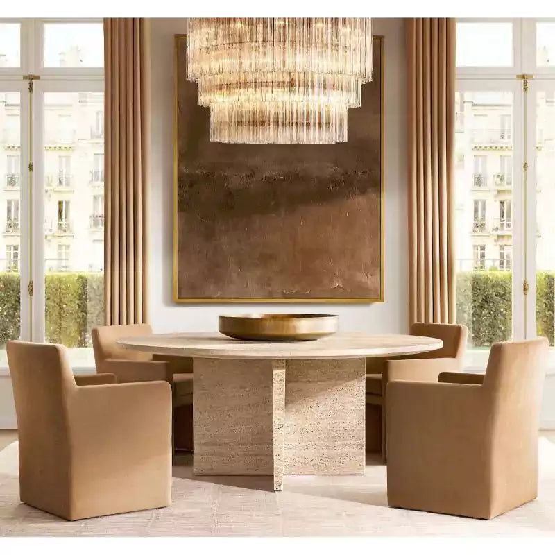 Cieloy Three-Tier Round Chandelier 48"